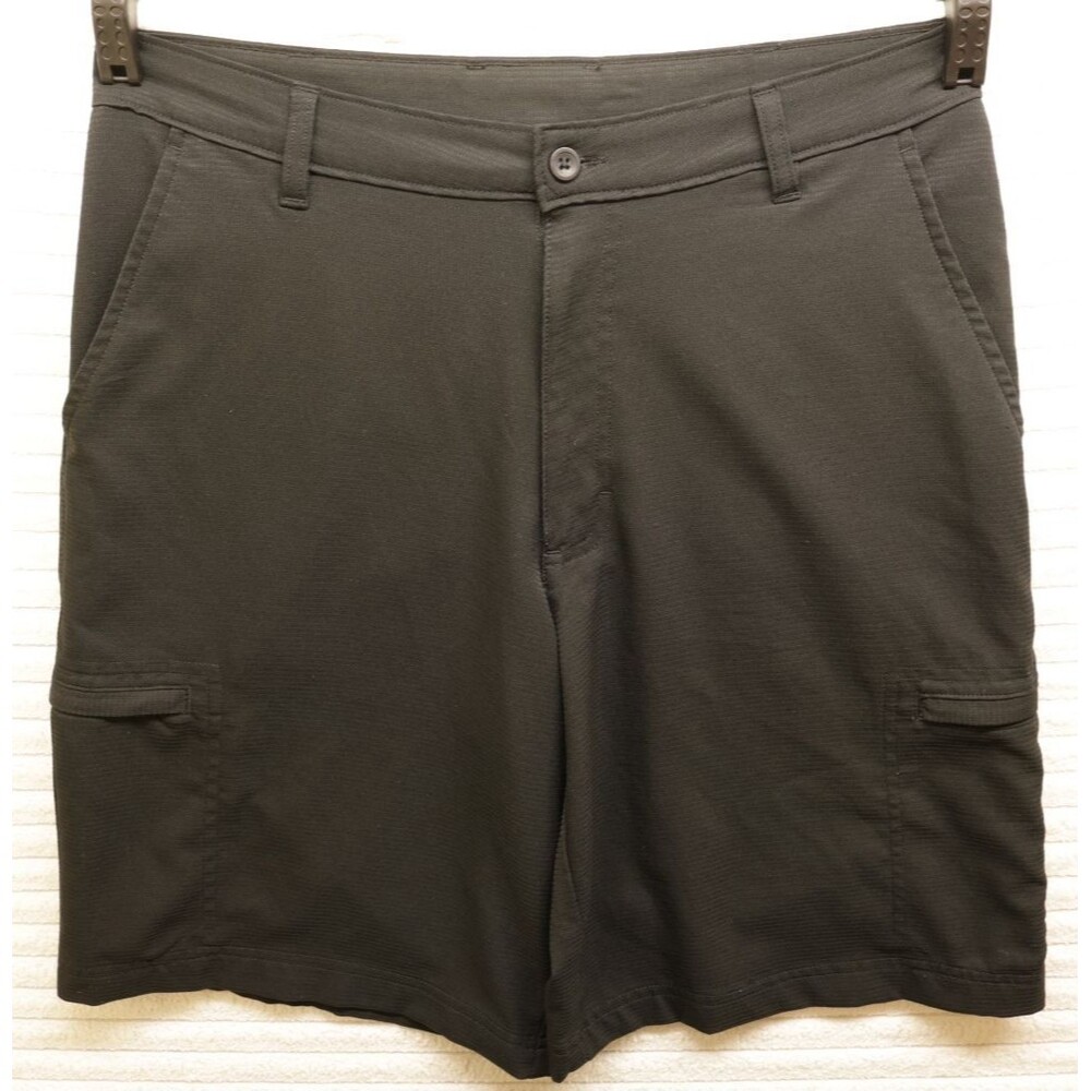 C9 Champion Mens Black Golf Hiking Cargo Shorts 32 Zip Pocket Ripstop Light